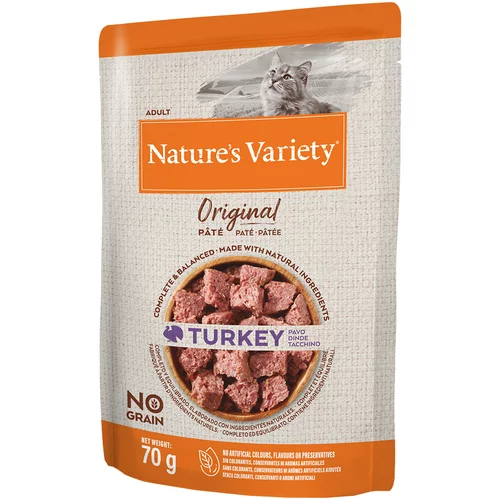 Nature's Variety Megapakiranje Nature's Variety Original Paté No Grain 24 x 70 g - Puretina