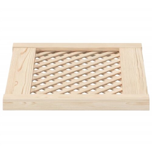  Vrata za ormarić re&amp;scaron;etkasti dizajn 2 kom 49,5x39,5 cm borovina Slike