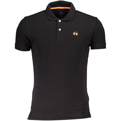 La Martina MEN&#39;S BLACK SHORT SLEEVED POLO SHIRT Cijene