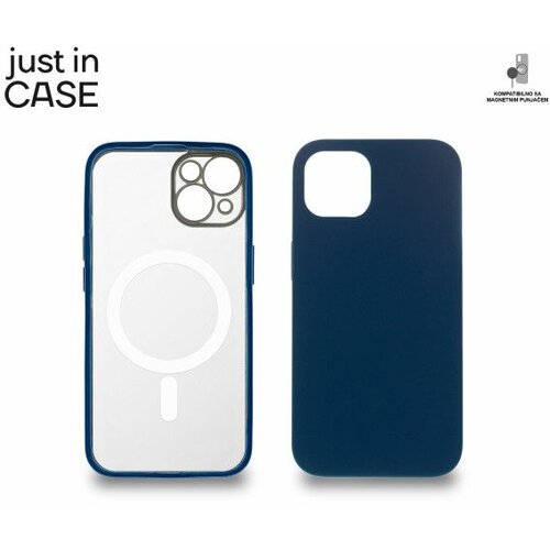 Just In Case 2u1 Extra case MAG MIX PLUS paket PLAVI za iPhone 13 Slike