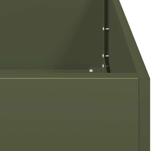 VidaXL Sadilica maslinastozelena 80x40x80 cm hladno valjani čelik Slike