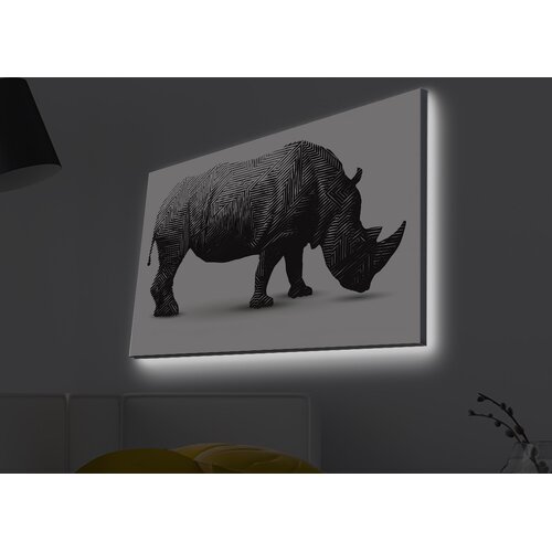 Opviq Slika na platnu sa LED osvetljenjem 45x70cm Cijene