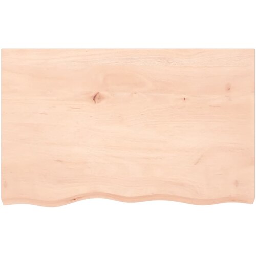  Zidna polica 80x50x(2-6) cm neobrađena masivna hrastovina Slike