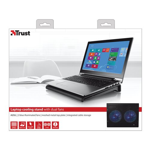 Trust postolje za do 17.3 azul, crni laptop hladnjak Slike