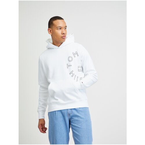 Tommy Hilfiger White Men's Hoodie - Mens | ePonuda.com