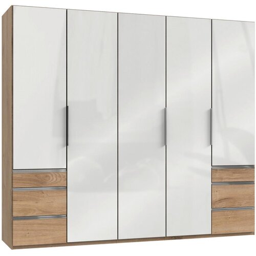 Modern Living Omara S Klasičnimi Vrati Level 36 D, Bela, Barva Hrasta Cene