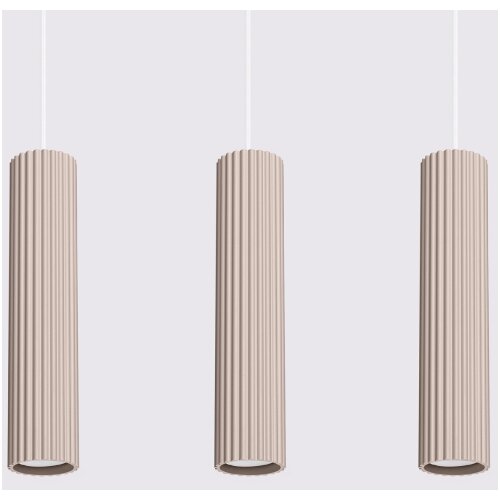  Brilagi - LED luster na sajli CRESTO 3xGU10/10W/230V taupe Slike