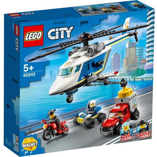 Lego kocke City Pregon s policijskim helikopterjem - 60243 Cene