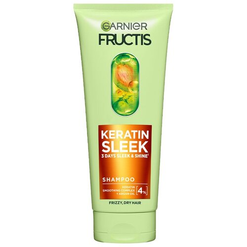 Garnier Fructis Keratin Sleek &Scaron;ampon za nezaglađenu, suhu kosu 200ML Cijene