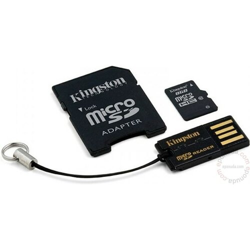 Kingston MicroSDHC 8GB Class 10 MBLY10G2/8GB memorijska kartica Slike
