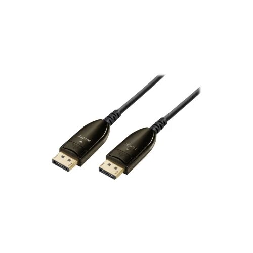 MaxTrack DisplayPort / steklena vlakna priključni kabel DisplayPort vtič\, DisplayPort vtič 50.00 m črna C 509-50 ML #####8K UHD DisplayPort kabel, (20431827) Cene