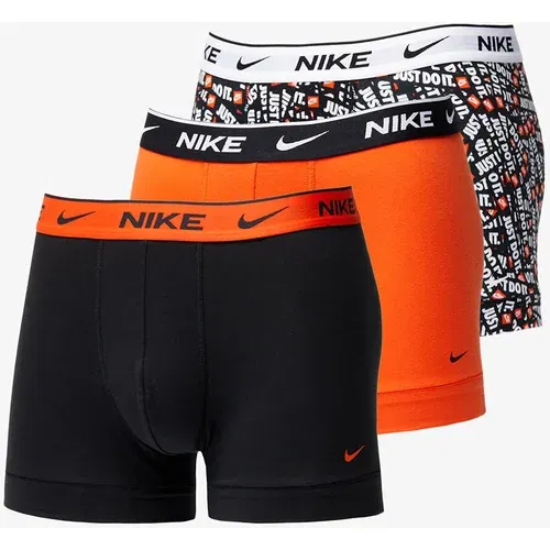 Nike sportske gaće narančasta / crna / bijela