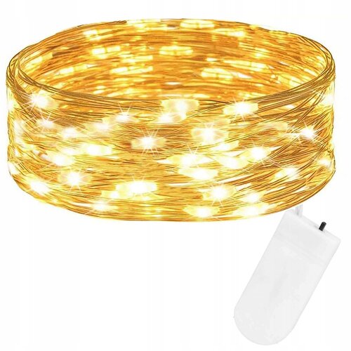 springos ŽIČNE LUČKE 30 LED MICRO 2m BATERIJSKE LUČKE TOPLO BELA SVETLOBA, (21638737) Cene