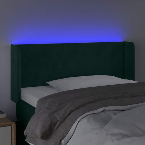  LED uzglavlje tamnozeleno 83x16x78/88 cm bar&amp;scaron;unasto Slike