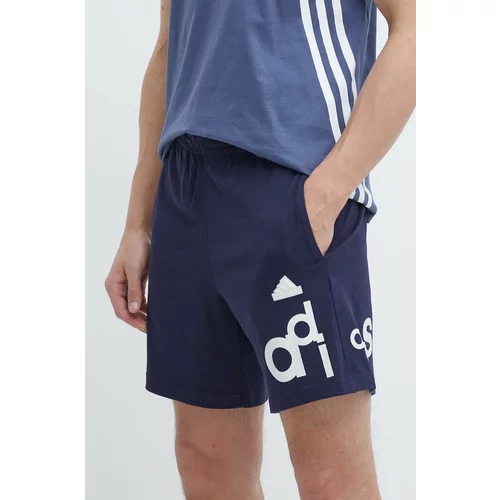 Adidas Pamučne kratke hlače boja: tamno plava, IS2011