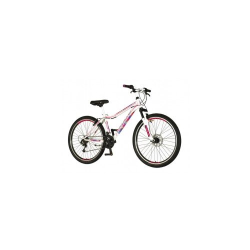 Mtb ženski bicikl explorer belo roze Slike