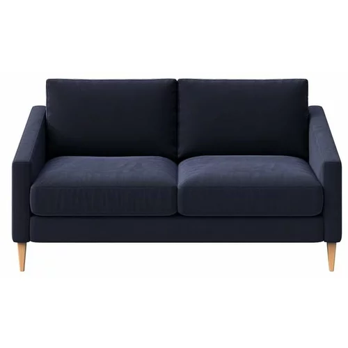 Ame Yens Tamno plava baršunasti sofa 170 cm Karoto –