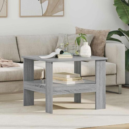  Klubska miza Siva Sonoma 57 x 55 x 45 cm Konstruiran les, (5000120440) Cene