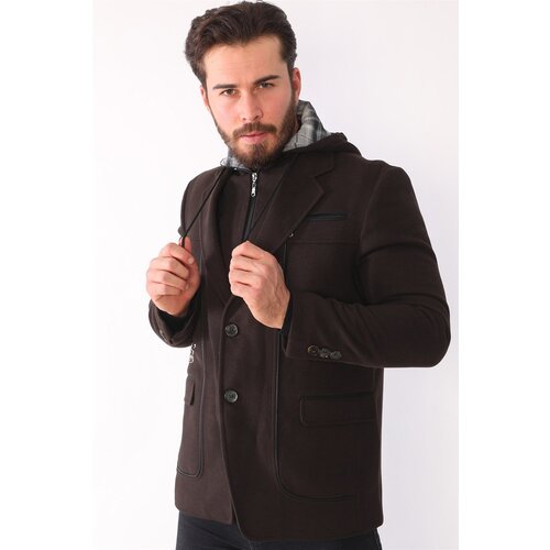 Dewberry K7533 MEN'S COAT-BROWN Cijene