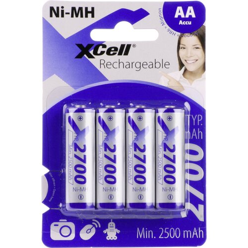 XCELL X2700AA B4 mignon (aa)-akumulator NiMH 2700 mAh 1.2 V 4 kos, (20430855) Cene