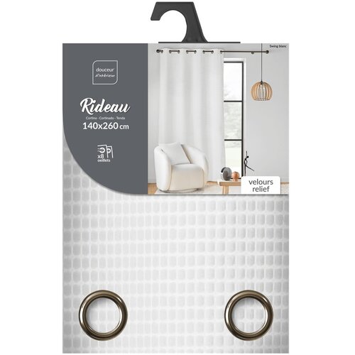 Douceur d int&amp;eacute;rieur Bela žametna zavesa 140x260 cm Swing &amp;ndash; Slike