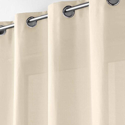 Douceur d int&amp;eacute;rieur Bež zavesa iz mikrovlaken 140x280 cm Absolu &amp;ndash; Slike