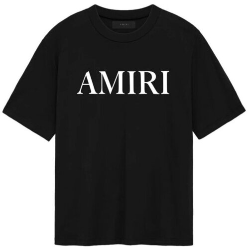 Amiri Majice s kratkimi rokavi AMJYTE1073 Črna Slike