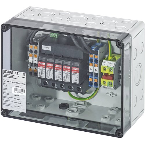 Phoenix Contact 1105828 SOL-SC-1ST-0-DC-2MPPT-2000SE razdelilna omarica generatorja, (20763055) Cene