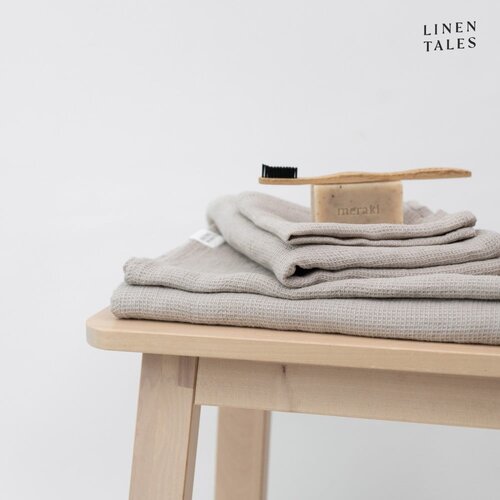 Linen Tales Laneni ručnik vafle strukture u prirodnoj boji 45x65 cm Natural Fine Waffle &amp;ndash; Slike