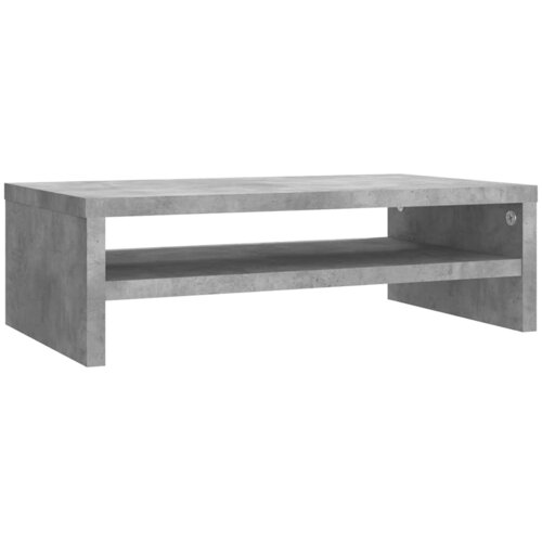  Stalak za monitor boja betona 42 x 24 x 13 cm konstruirano drvo Slike