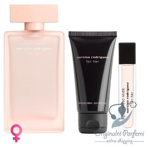 Narciso Rodriguez For Her Musc Nude Set 100ml+50ml+10ml Cene