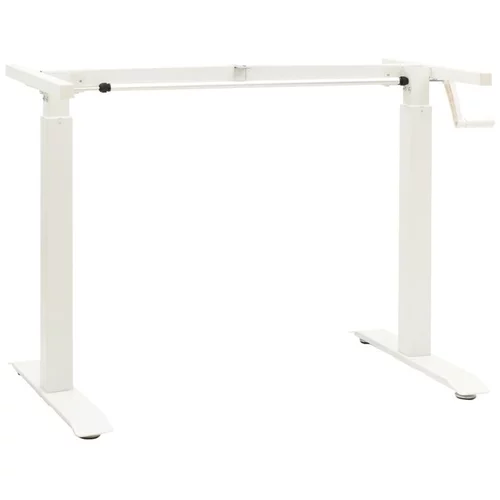  Okvir za stoječo mizo z ročno nastavljivo višino z ročico bel