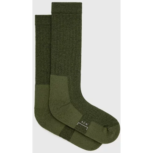 A-COLD-WALL* Čarape LONG ARMY SOCK za muškarce, boja: zelena ACWMSK036