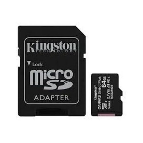MEM SD MICRO 64GB Kingston Canvas Select Plus + Adapter SDCS3/64GB Cene