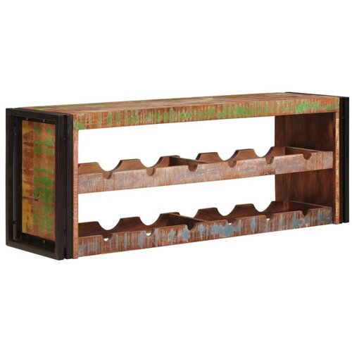  Stalak za vino Smeđa 100 x 45 x 33 cm Čvrsto reciklirano drvo Cijene