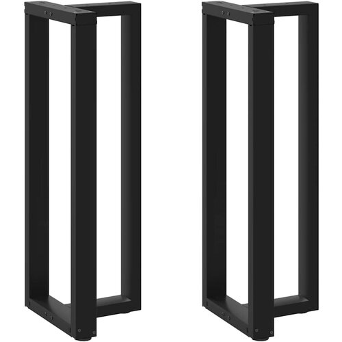  Noge za barski stol T-oblika 2 kom Crne 50x35x(110-111) cm Čelik Cene