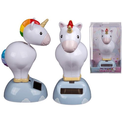  Solarni ple&amp;scaron;ući jednorog 11 cm - solarna figura Slike