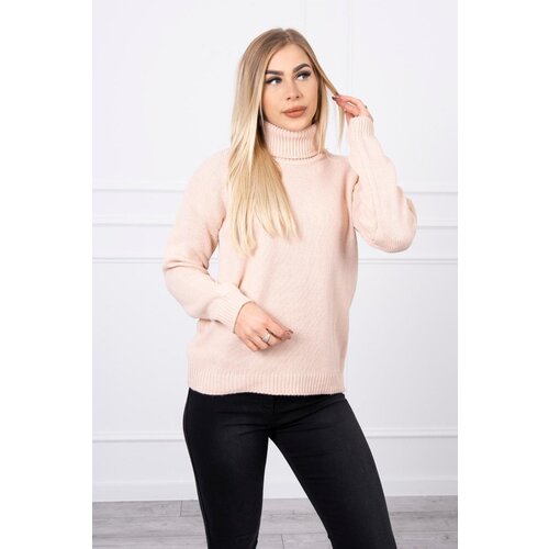 Kesi Turtleneck sweater powder pink Slike