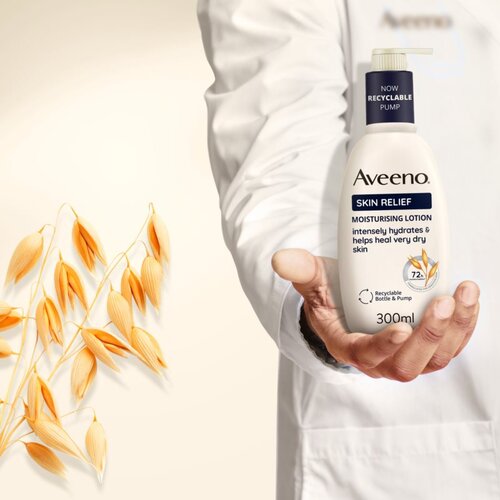 Aveeno Skin Relief Nourishing Lotion hranilni losjon za telo 300 ml Slike