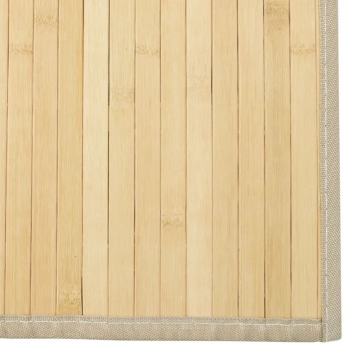  Tepih pravokutni svijetli prirodni 60 x 400 cm od bambusa Slike