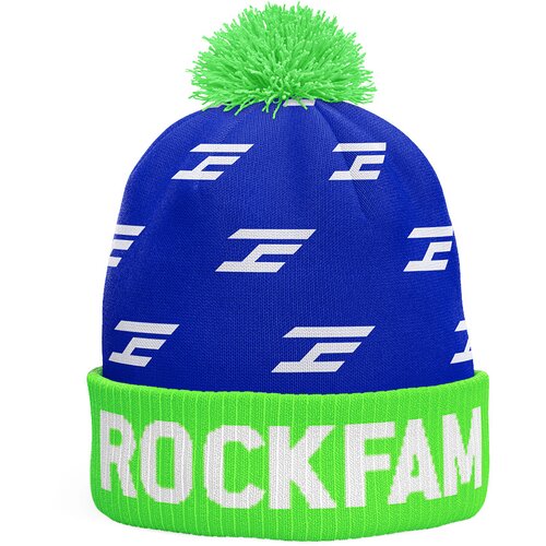 Rockfam DEX ROCK Neon muška zimska kapa plavo-zelena Slike