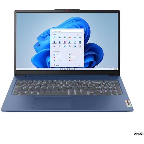 Lenovo IdeaPad Slim 3 15AMN8 16GB/512GB 82XQ00VMGE Ryzen 5 7520U, Win 11 Home v Abyss Blue, 15,6" Full HD IPS zaslon. Cene
