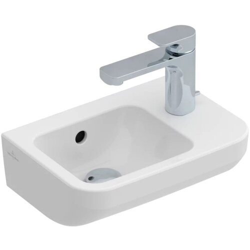 Villeroy Boch 43733601 Architectura 36 x 26 cm keramični umivalnik z odprtino za armaturo desna izvedba Slike