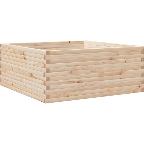 VidaXL vrtno cvetlično korito 110x110x46 cm trdna borovina, (21266351) Slike