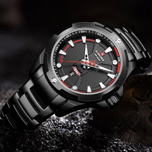 Naviforce Mu&amp;scaron;ki sat 9161 crni Slike