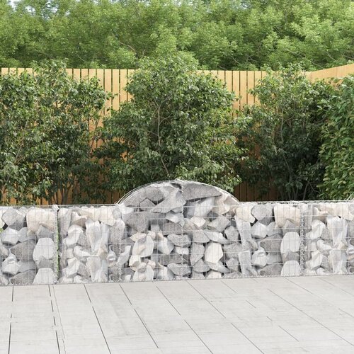  Lučne gabionske košare 4 kom 200x30x60/80 cm pocinčano željezo Cijene