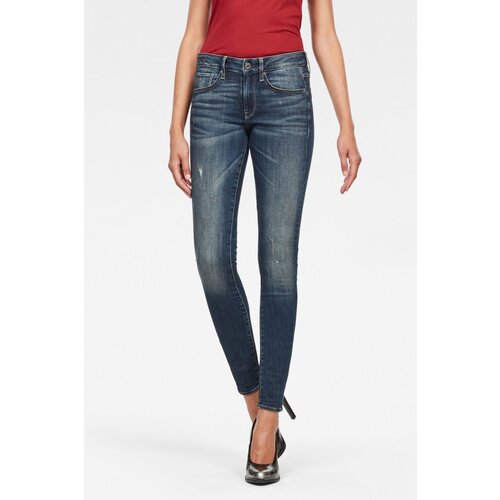 G-star Jeans - 3301 Mid Skinny Wmn Blue-Grey Slike