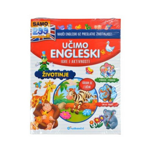 Vulkan knjiga učimo engleski životinje Cene