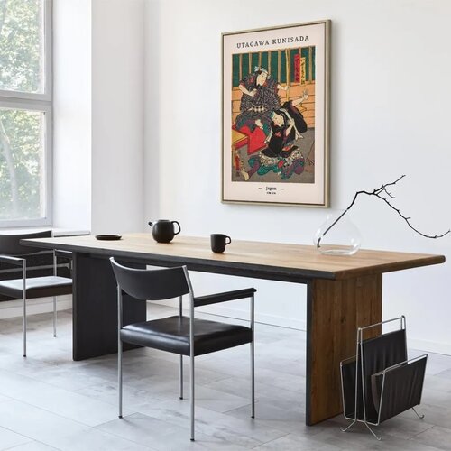  Slika - Woodcut (1 Part) Vertical 40x60 U prirodnom drvenom okviru Slike