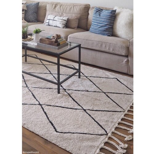 Lorena Canals Krem periv/ručno rađen pamučan tepih 140x200 cm Bereber Beige – Cene